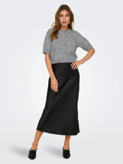 Alva Life Embel Cardigan, Medium Grey Melange, XS