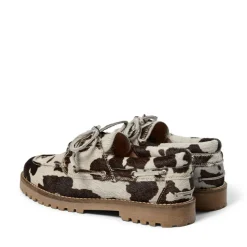 Alvina Pony Loafers, Brown Combo, 38