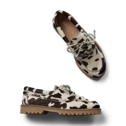 Alvina Pony Loafers, Brown Combo, 38