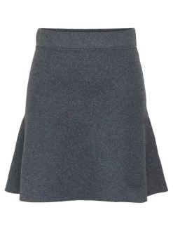 Ama Life Skater Nederdel, Medium Grey Melange, M