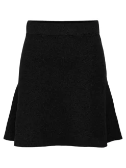 Ama Life Skater Nederdel, Black, M