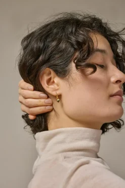 Amore Hoops, 18C Gold Plated/Polished