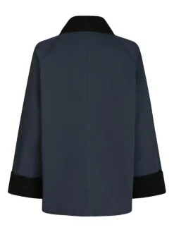 Anastacia Cord Jakke, Navy, 42