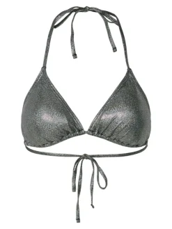 Angaka Bikinitop, Black Shine, XL