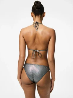 Angaka Bikinitop, Black Shine, XL