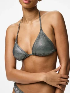 Angaka Bikinitop, Black Shine, XL