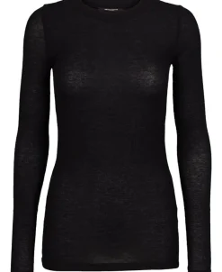 AngelaBB Langærmet T-shirt, Black, M