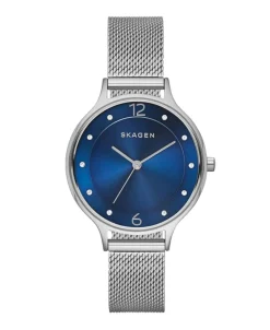 Anita SKW2307 Dameur, Stål/Blå, 30 mm