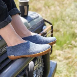 Ankelhøje Hjemmesko, Denim, 44