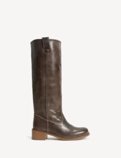 Ann Escovado Støvler, Dark Brown, 38