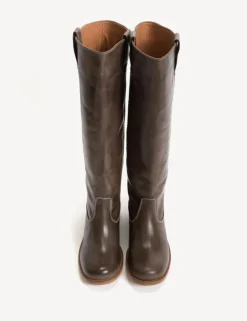 Ann Escovado Støvler, Dark Brown, 38