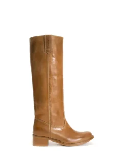 Ann Escovado Støvler, Dark Tan, 39