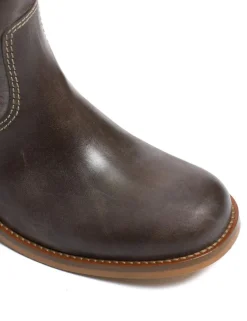 Ann Gaucho Laces Støvler, Dark Brown, 40