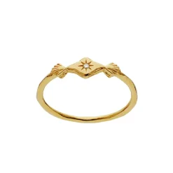 Annie Ring, Gold Plated, 57
