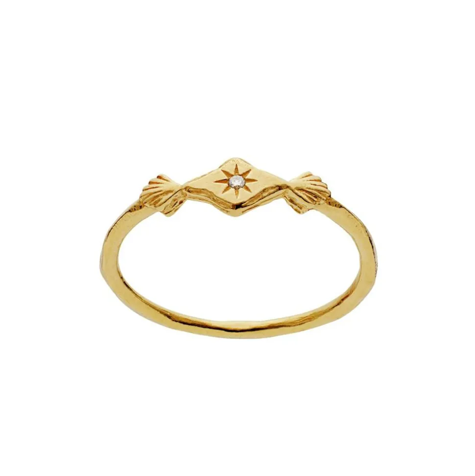 Annie Ring, Gold Plated, 57