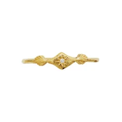 Annie Ring, Gold Plated, 57