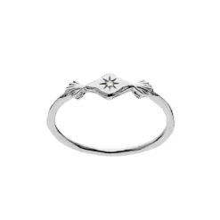 Annie Ring, Silver, 57