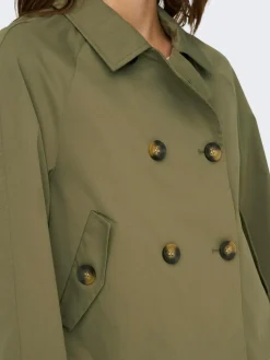 April Kort Trenchcoat, Aloe, XL