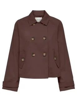 April Kort Trenchcoat, Chocolate Martini, XL