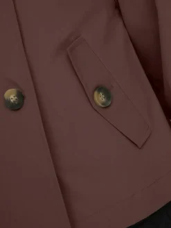 April Kort Trenchcoat, Chocolate Martini, XL