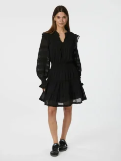 Aran S Voile Kjole, Black, 40