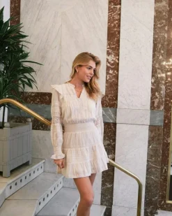 Aran S Voile Kjole, Ivory, 38