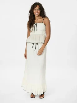 Ariella Creme Nederdel, Creme, 42