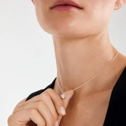 Arin Halskæde, Silver Plated, 40+9 cm