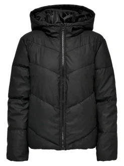 Arnhem Short Puffer Jakke, Black, XS