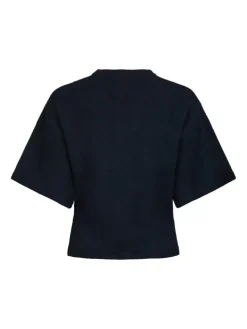 Asha Knit Tee Bluse, Navy, 38