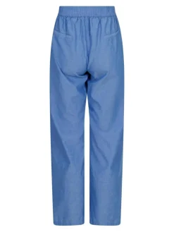 Astra Chambray Bukser, Blå, 36
