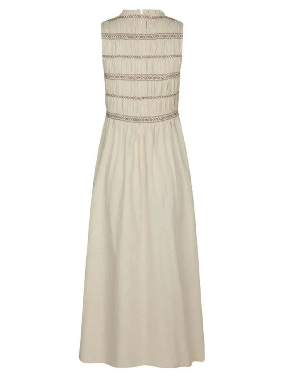 Atika Deco Smock Kjole, Ivory, 36