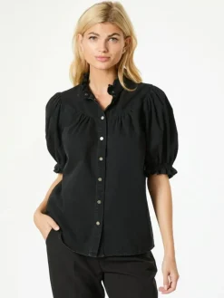 Avalon Denim Skjorte, Black, 36