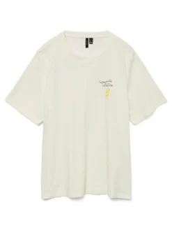 Aya Caty T-shirt, Snow White/Lemonade, L