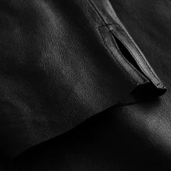 Aya Leather Leggings, Black, 44