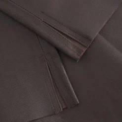 Aya Leather Leggings, Chocolate, 44