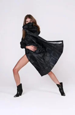 Back To Black Regnponcho, Back to Black, One Size