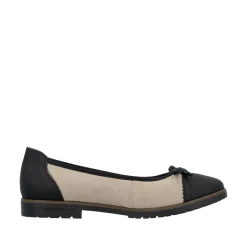 Ballerinasko, Schwarz/Jute, 42