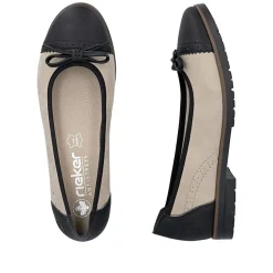 Ballerinasko, Schwarz/Jute, 42