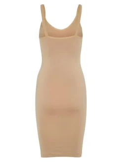 Ballroom Long Singlet Underkjole, Nature, S/M