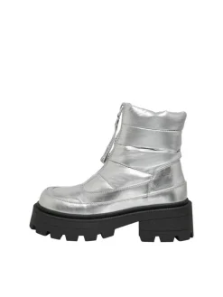 Banyu Quiltet Støvler, Sølv, 36