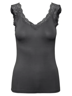 Barbera Lace Top, Magnet, XS