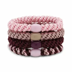 Basic Essentials 4-pak Elastikker, Blush