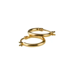 Basic Small Hoops Øreringe, Guld