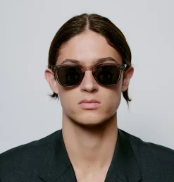 Bate Solbriller, Grey Transparent