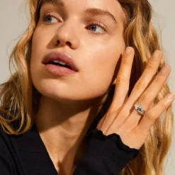 Bathilda Ring, Silver Plated