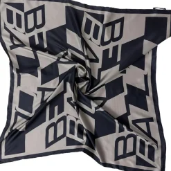 BB Chess Tørklæde, Grey/Black