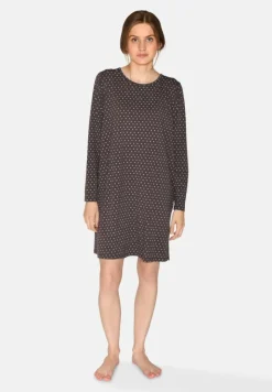 Bea Langærmet Natkjole, Pavement AOP, XS