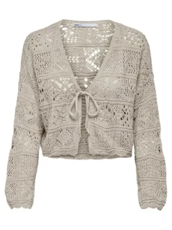 Beach Life Cardigan, Pumice Stone, XL