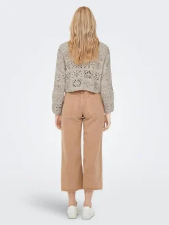 Beach Life Cardigan, Pumice Stone, XL